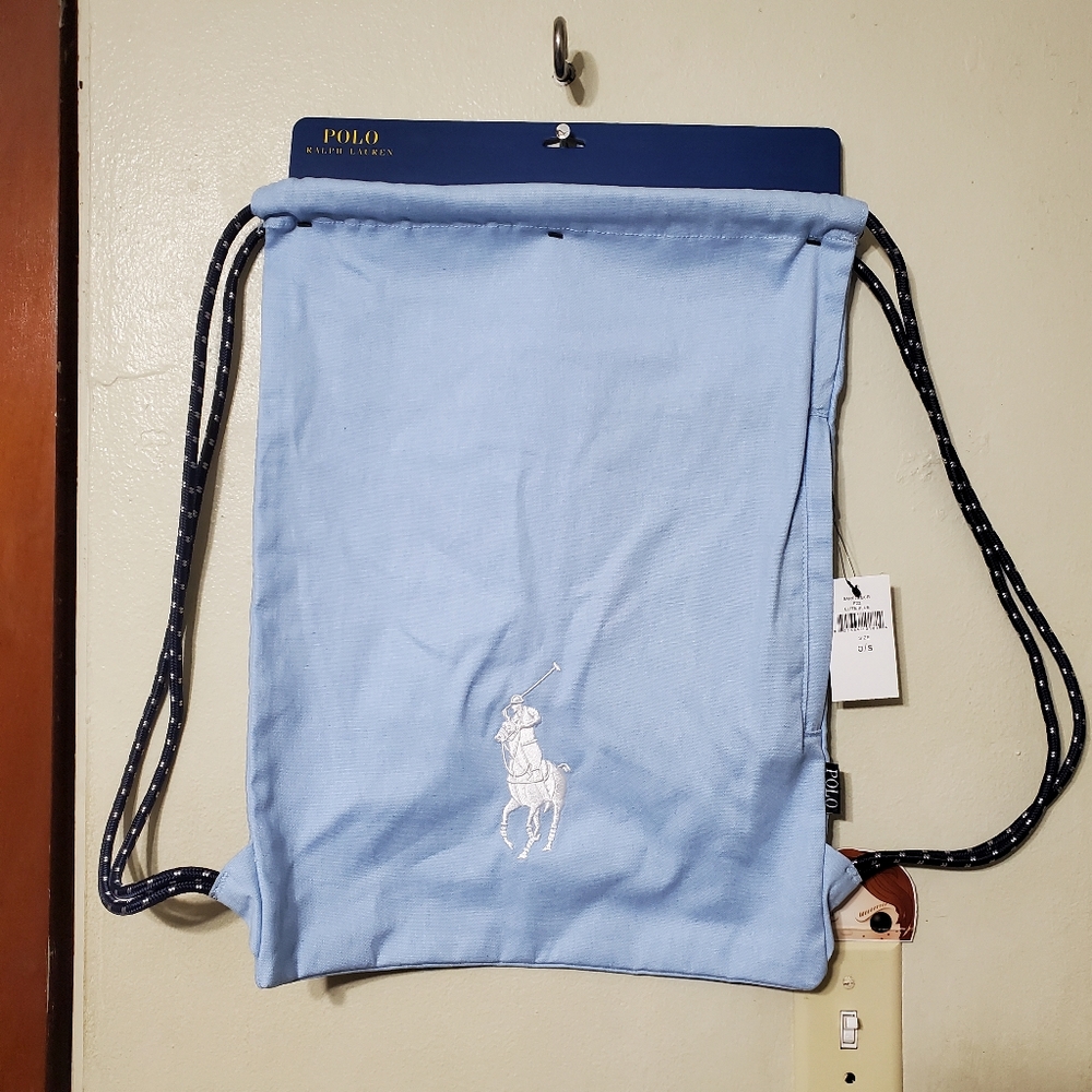 Polo ralph lauren big pony canvas drawings backpack